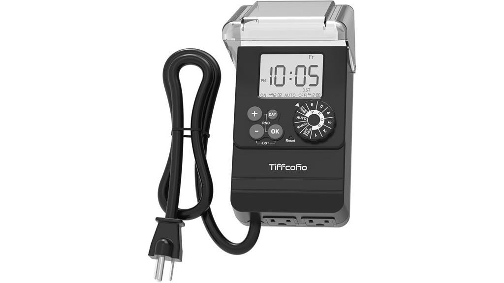 waterproof programmable outdoor timer