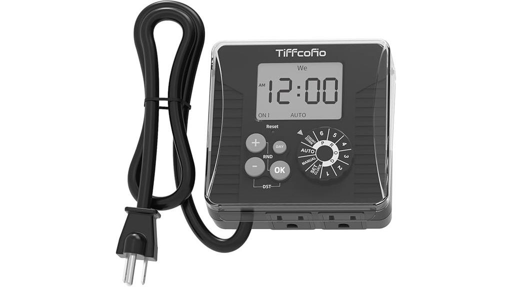waterproof programmable outdoor timer
