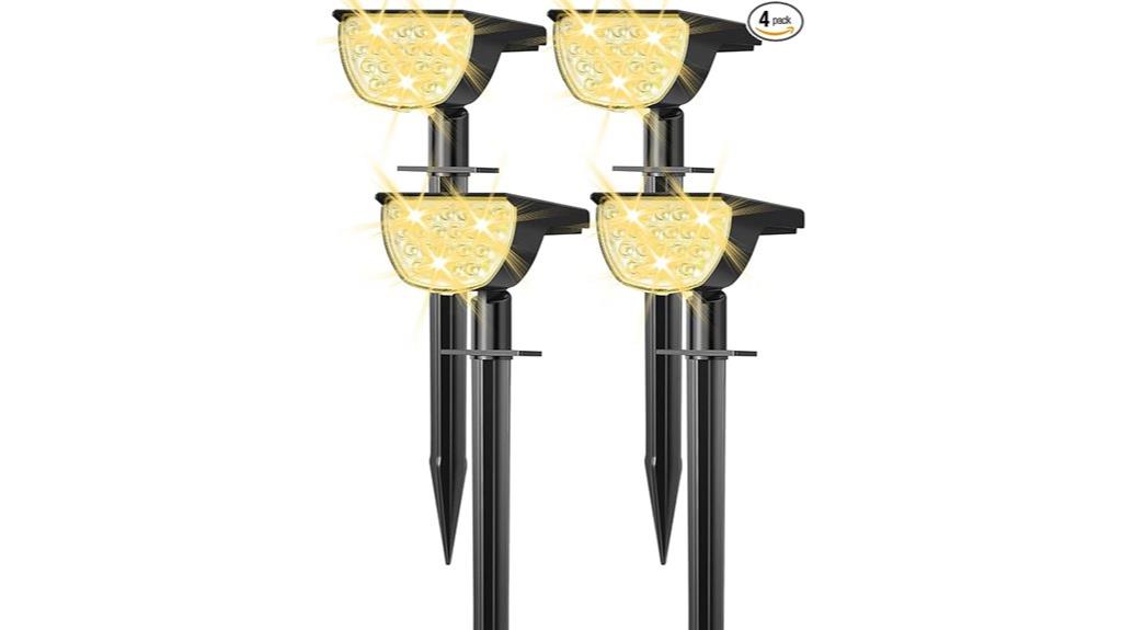waterproof solar pathway lights