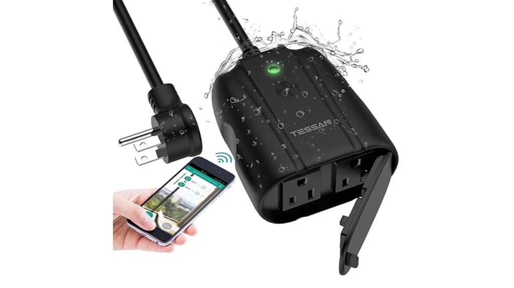waterproof wifi outdoor outlet