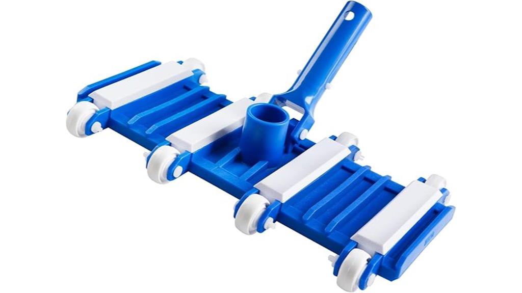 wheeled pool vacuum head