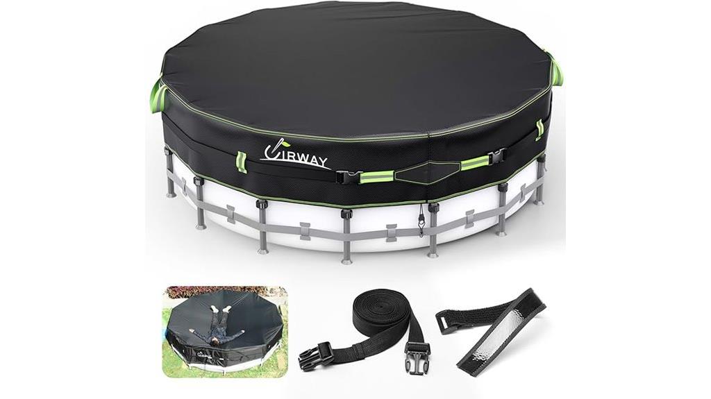 winter pool cover 18ft round