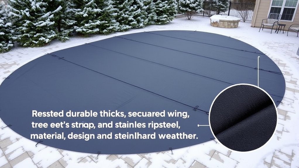 winter pool cover considerations