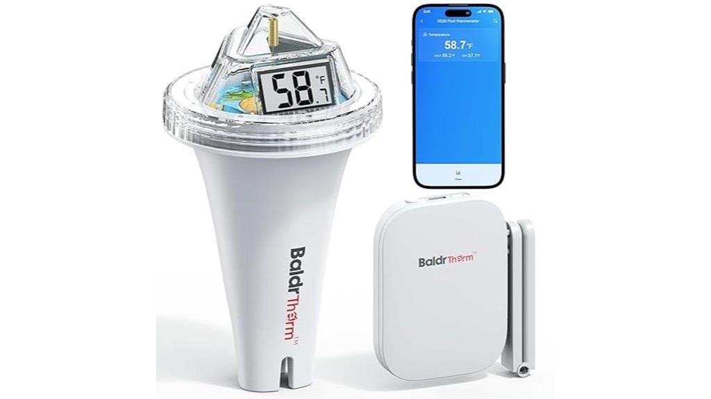 wireless lcd pool thermometer