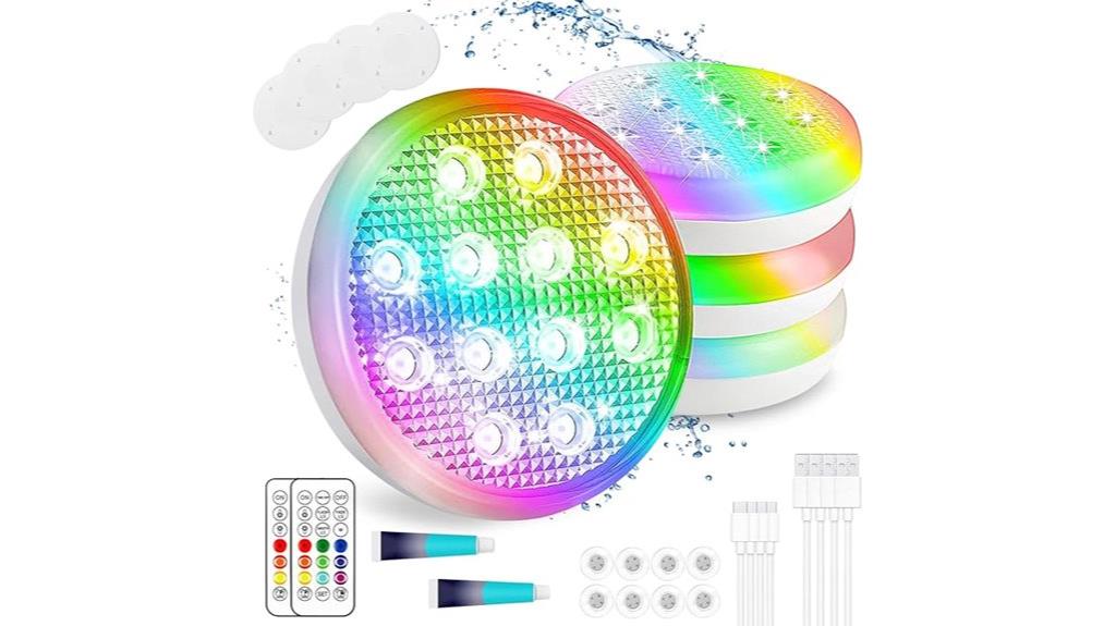 wireless led pool lights