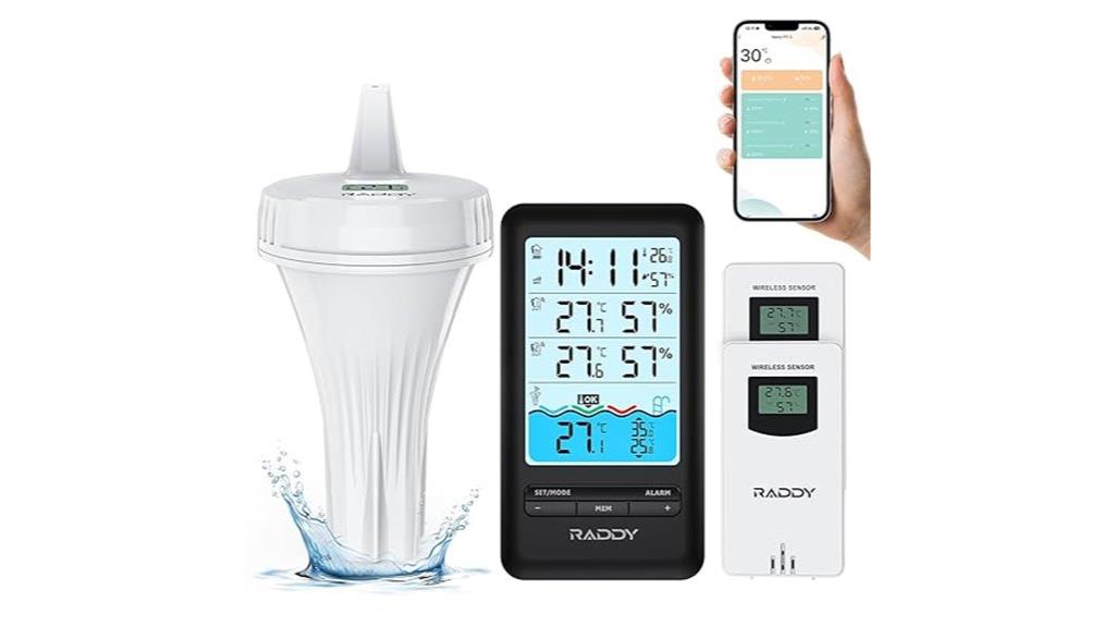 wireless pool temperature monitor