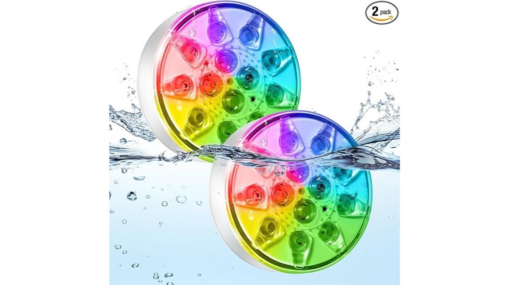 wireless rechargeable pool lights