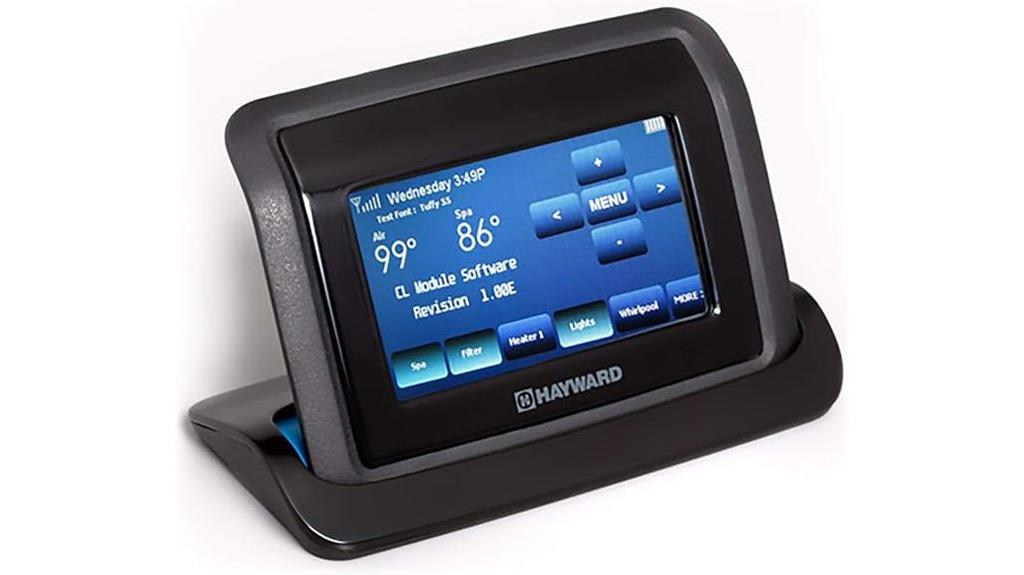 wireless touchscreen pool controller