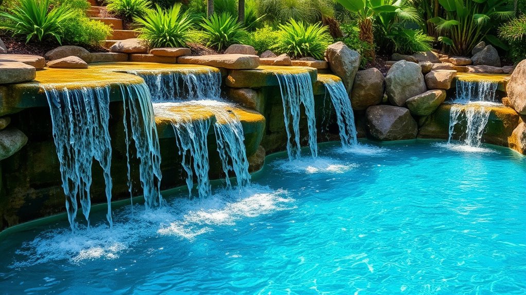 adding waterfalls and cascades