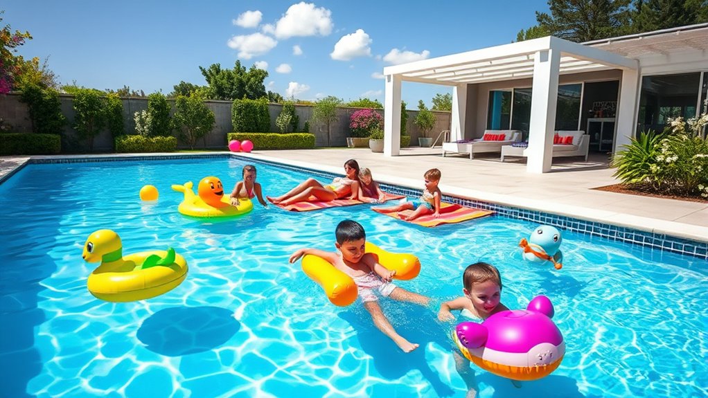 child friendly family pool design