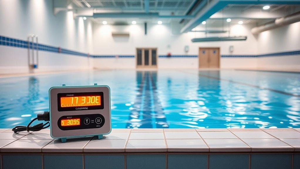 chloramine control in pools