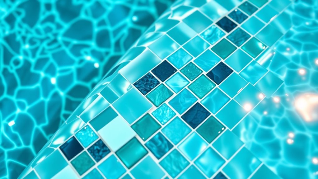 choosing pool tile aesthetics