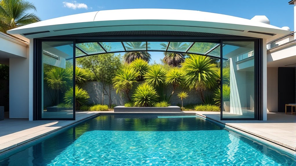 climate adaptive pool design