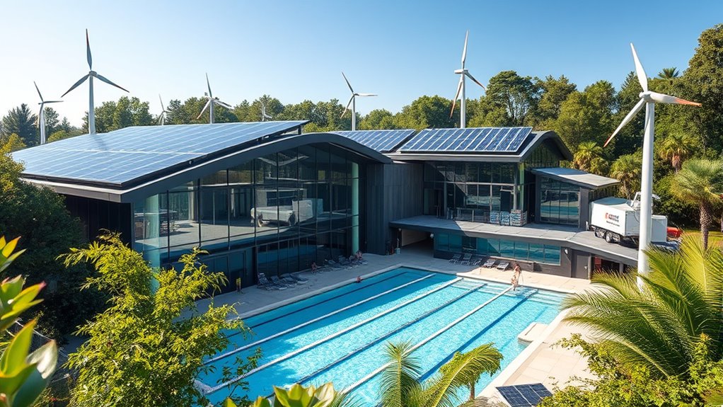 commercial aquatic center efficiency