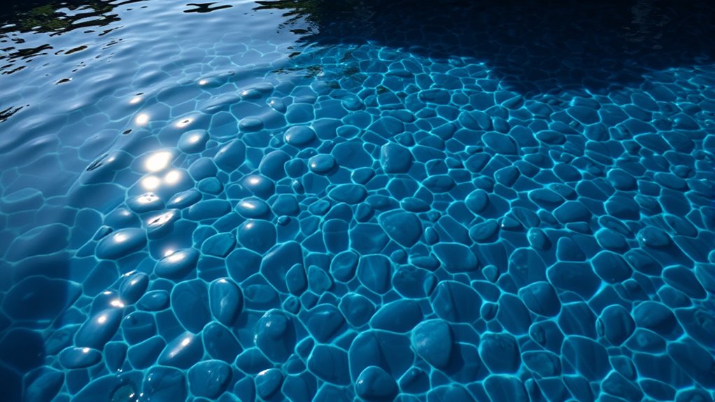 dark colored eco pool finishes