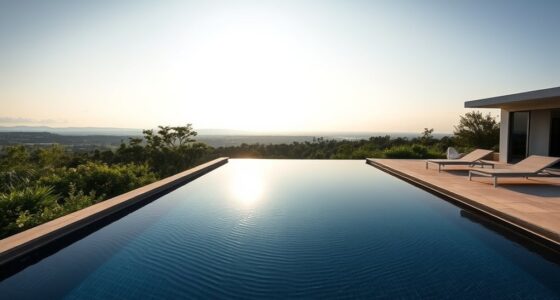 darker pools increase heating