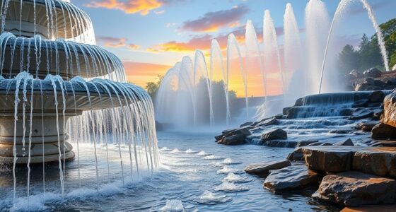 decorative water installations