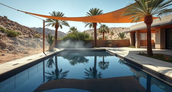 desert pool evaporation prevention