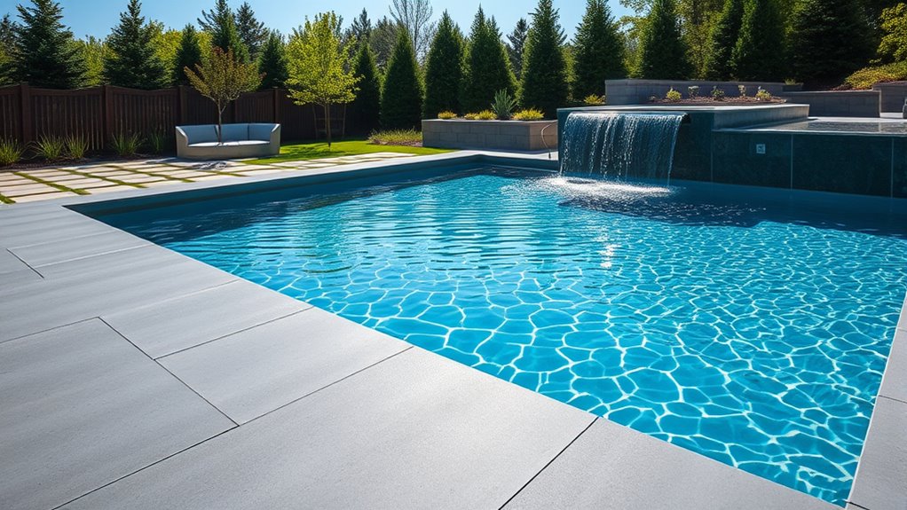 durable customizable concrete pools