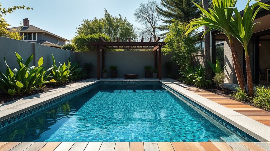 eco friendly recycled pool materials