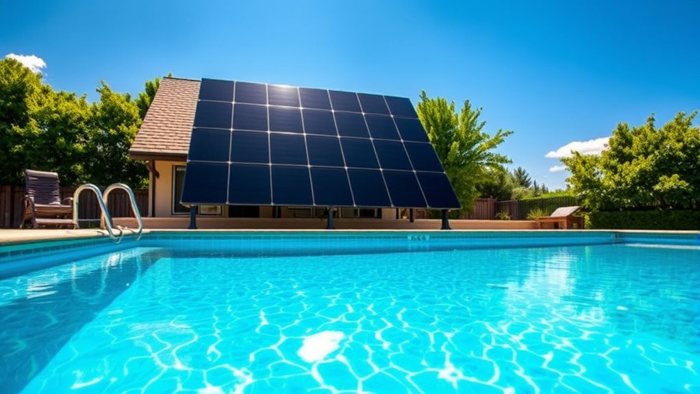 eco friendly solar pool heating