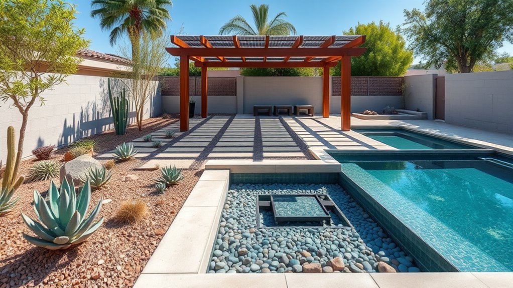 eco friendly water saving pool design