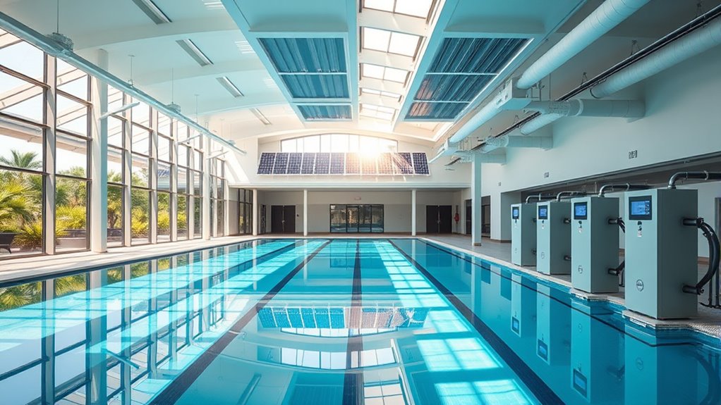 energy efficient aquatic center practices