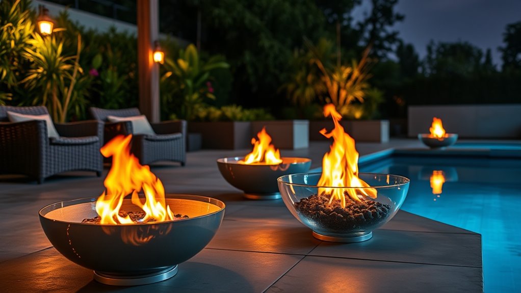 fire feature placement and design