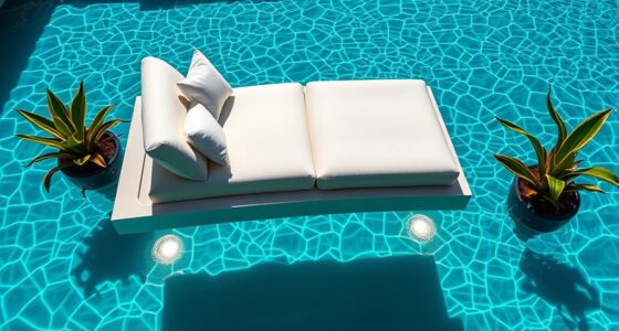 in pool lounge seating