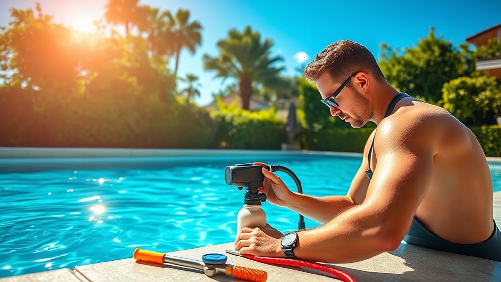 maintain balanced pool chemistry