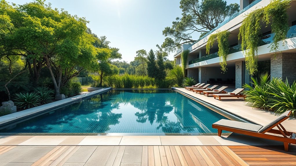 modern natural pool design