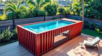 modular shipping container pools