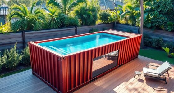 modular shipping container pools