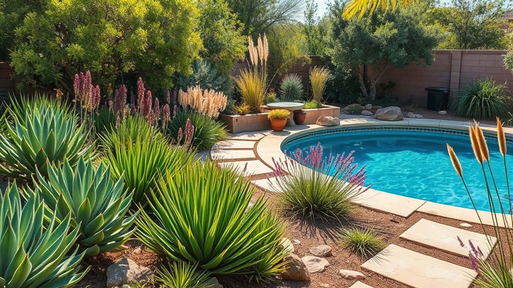 native plants for pool landscaping