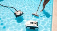 pool cleaning manual versus automatic