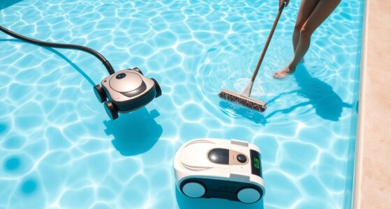 pool cleaning manual versus automatic