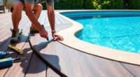 pool decking installation options