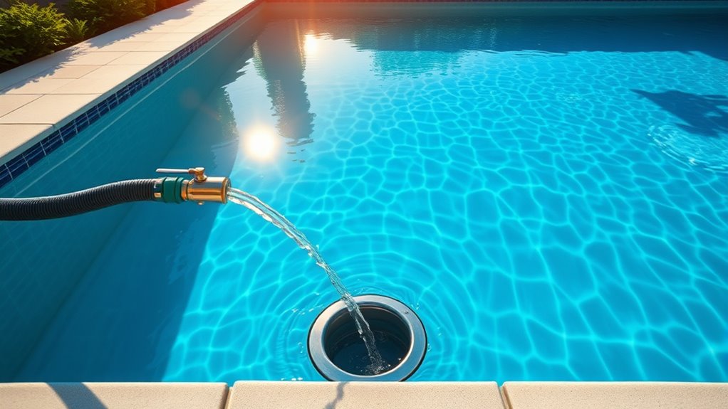 pool draining schedule guidelines
