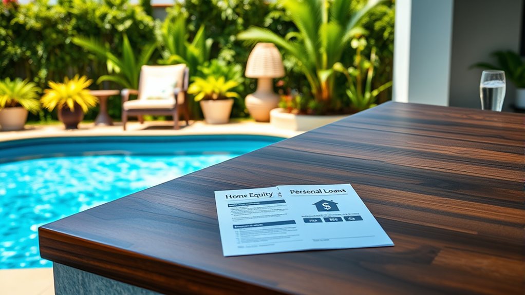 pool financing home equity