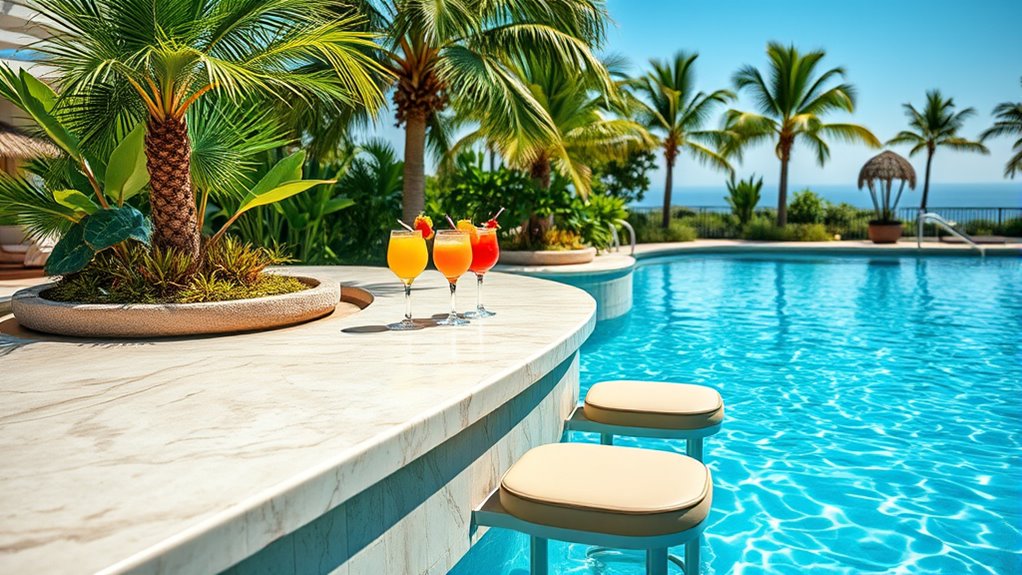 pool lighting and filtration