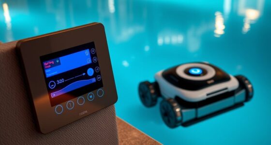 pool lighting and heating controls