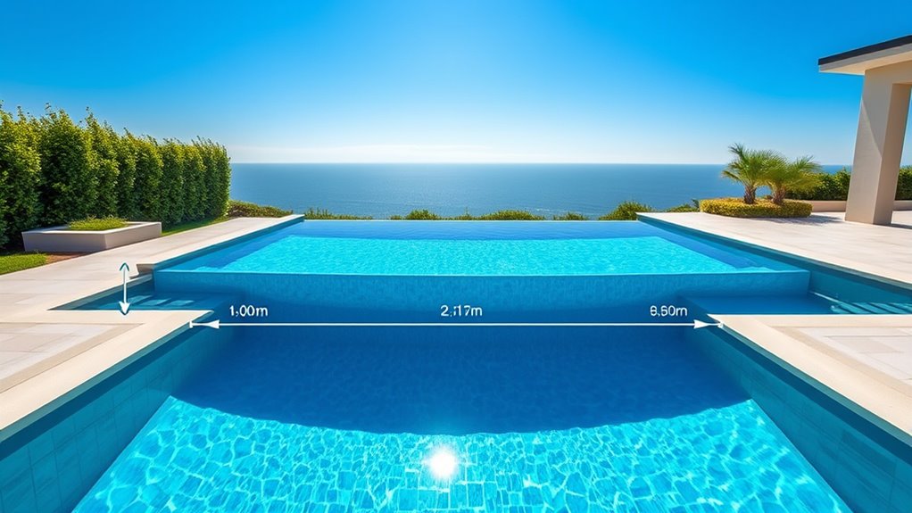 pool regulations impact dimensions