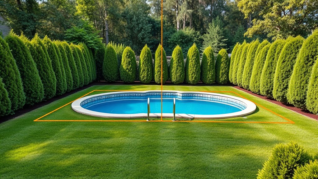 pool setback and permits