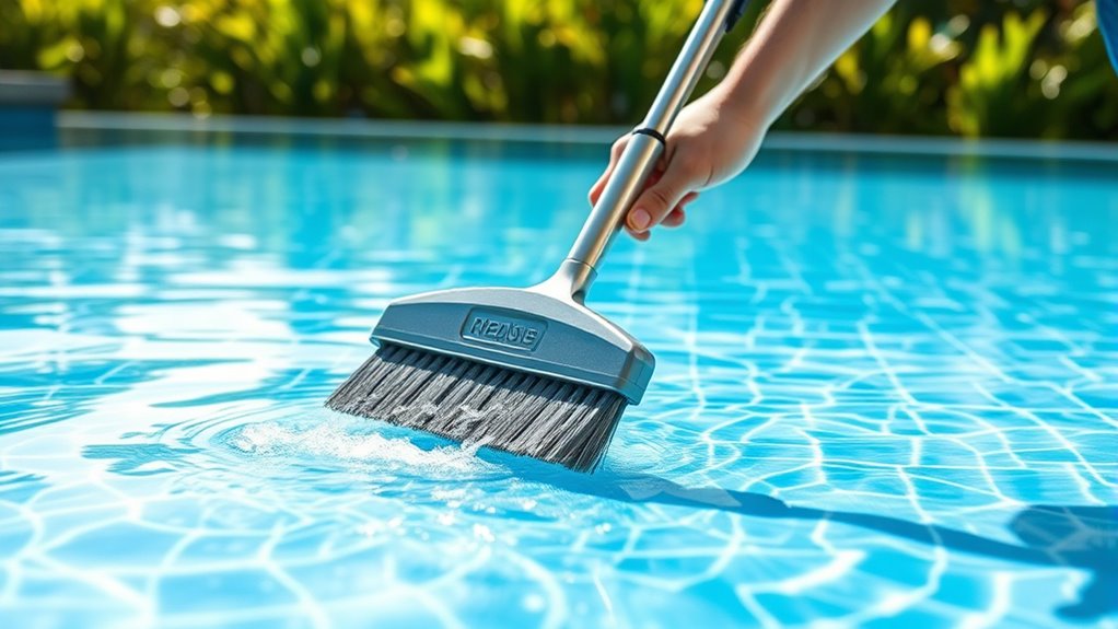pool surface and area upkeep