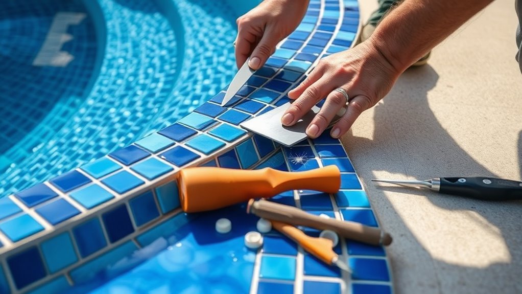 pool tile installation techniques