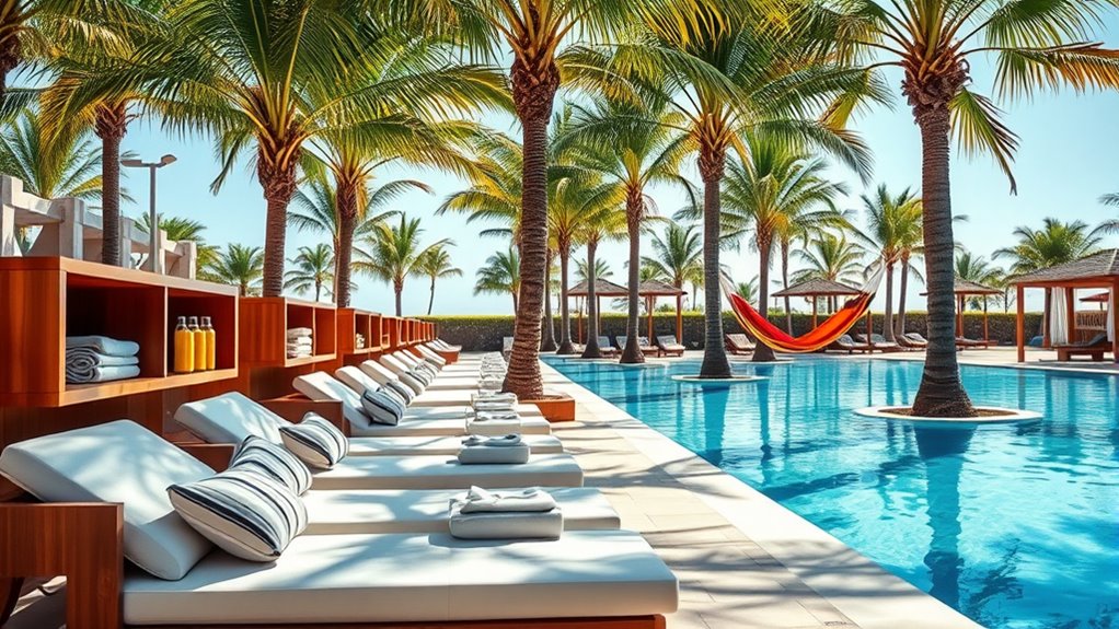 poolside lounging options