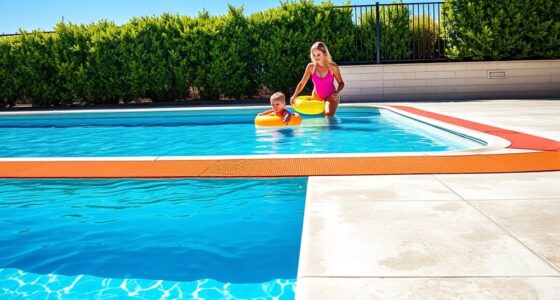 poolside slip prevention