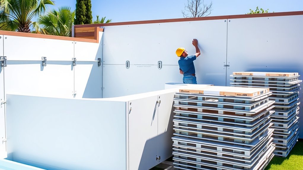 quick customizable pool installation