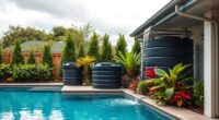rainwater collection for pools