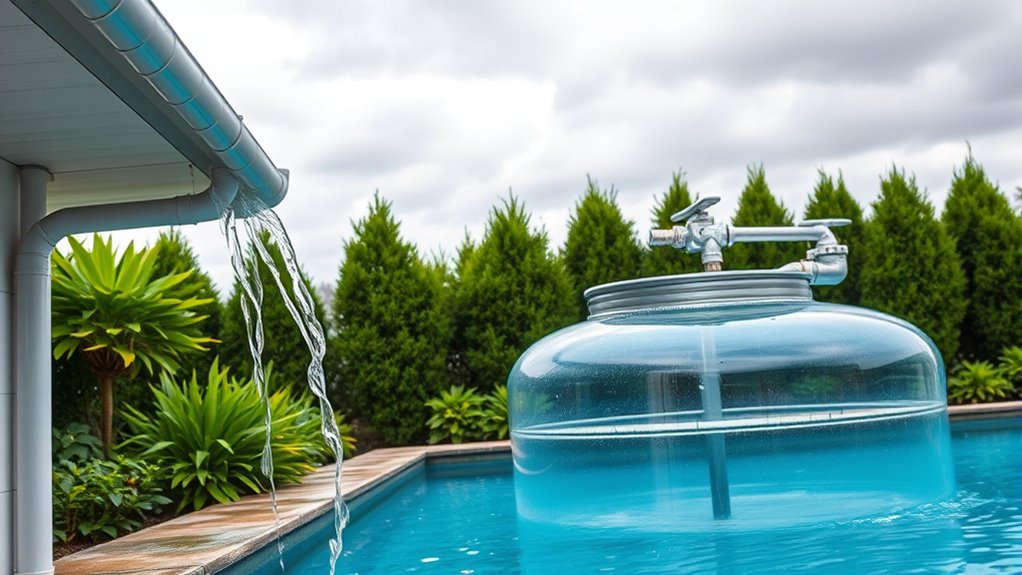 rainwater filtration and tank design